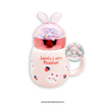 Taza de cerámica Bunny love of life