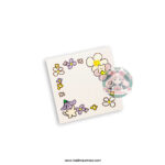 Block de notas Flores y Gatos