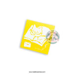 Notas adhesivas Neko amarillo