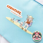 Cartuchera Otaku celeste - Imagen 2